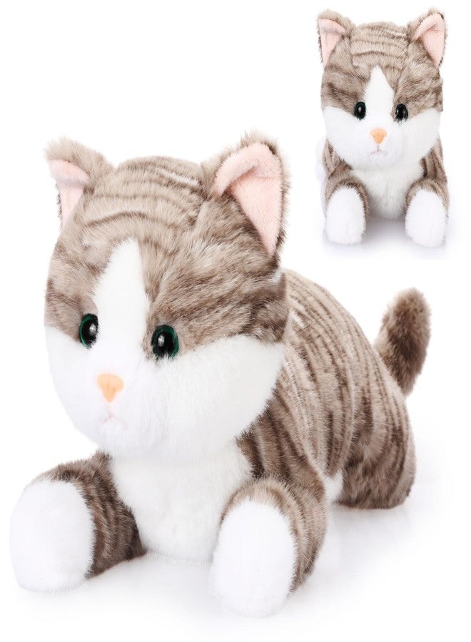 Lunmon Cat Stuffed Animal 17.72 Inch Soft Plush Kitten Toy Plush Throw Pillow Cute Stuffed Animal for Birthday Gift Party Favors(Lihua Cat Color) - Image 1